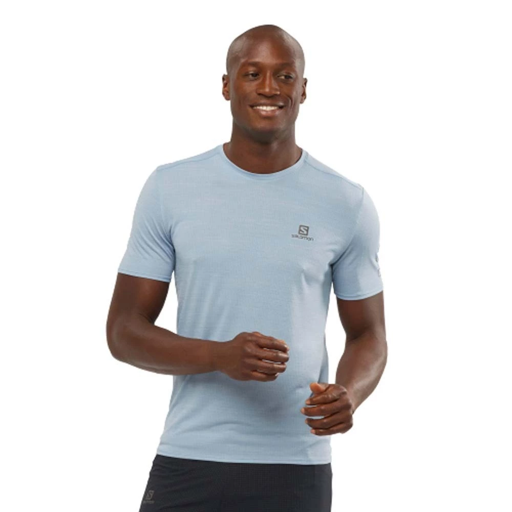 Salomon XA Trail Mens Lightweight Running T-Shirt Ebony 6 Salomon XA Trail Mens Lightweight Running T-Shirt Ebony - Image 6