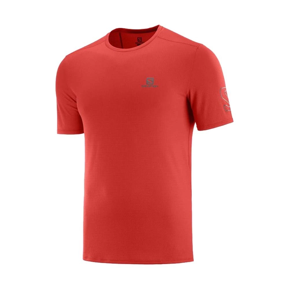 Salomon XA Trail Mens Lightweight Running T-Shirt Ebony 3 Salomon XA Trail Mens Lightweight Running T-Shirt Ebony - Image 3