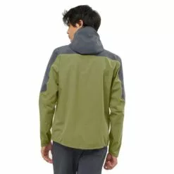 Salomon Outline Mens Waterproof Jacket Martini Olive/Ebony 15 Salomon Outline Mens Waterproof Jacket Martini Olive/Ebony -Wild Earth Shop LC1508900 L 5