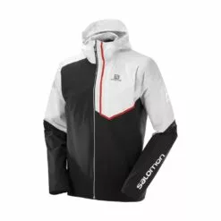 Salomon Bonatti Trail Mens Waterproof Running Jacket Black