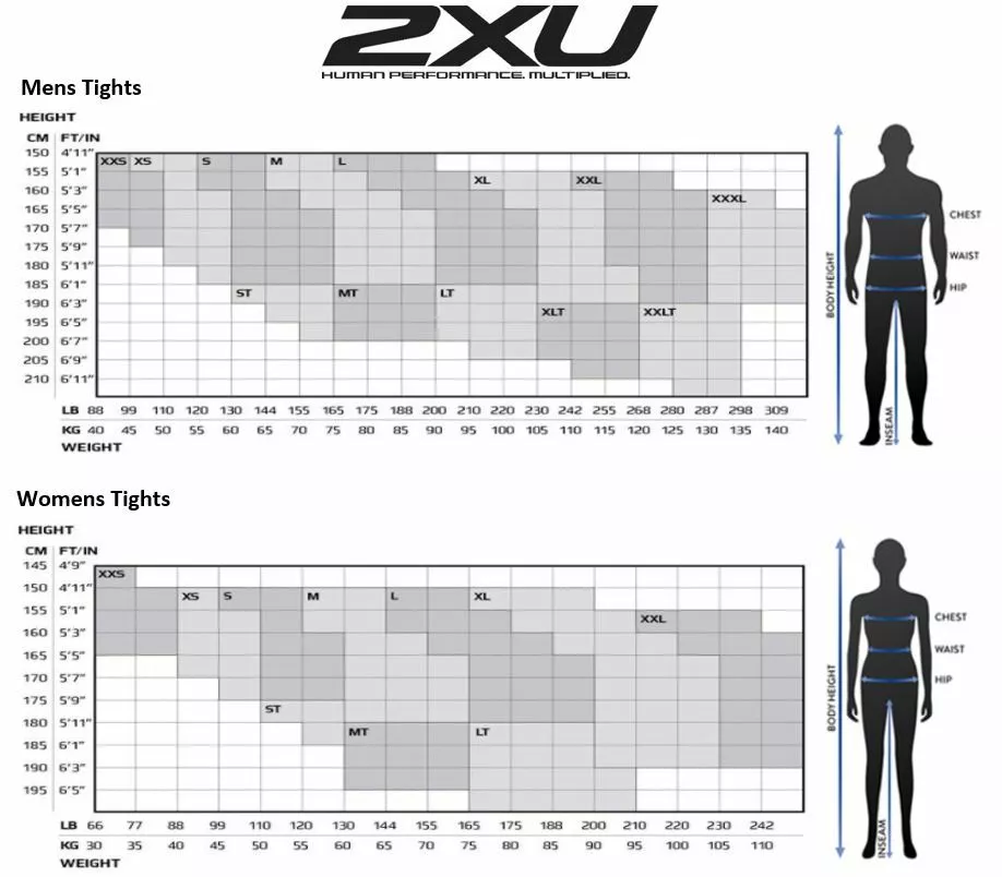 2XU Mens Compression Tights 3 2XU Mens Compression Tights - Image 3