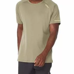 2XU Aero Mens Running Tee White/Silver Reflective 17 2XU Aero Mens Running Tee White/Silver Reflective -Wild Earth Shop MR6557a WHT SRF L 1