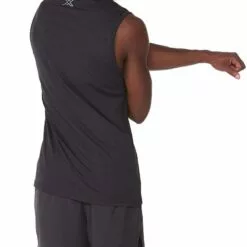 2XU Aero Mens Running Tank Rhubarb/Fiesta Reflective 19 2XU Aero Mens Running Tank Rhubarb/Fiesta Reflective -Wild Earth Shop MR6558a RUS BRF L 4