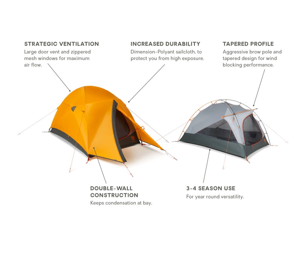 Nemo Kunai 2020 2-Person Backpacking Tent 2 Nemo Kunai 2020 2-Person Backpacking Tent - Image 2