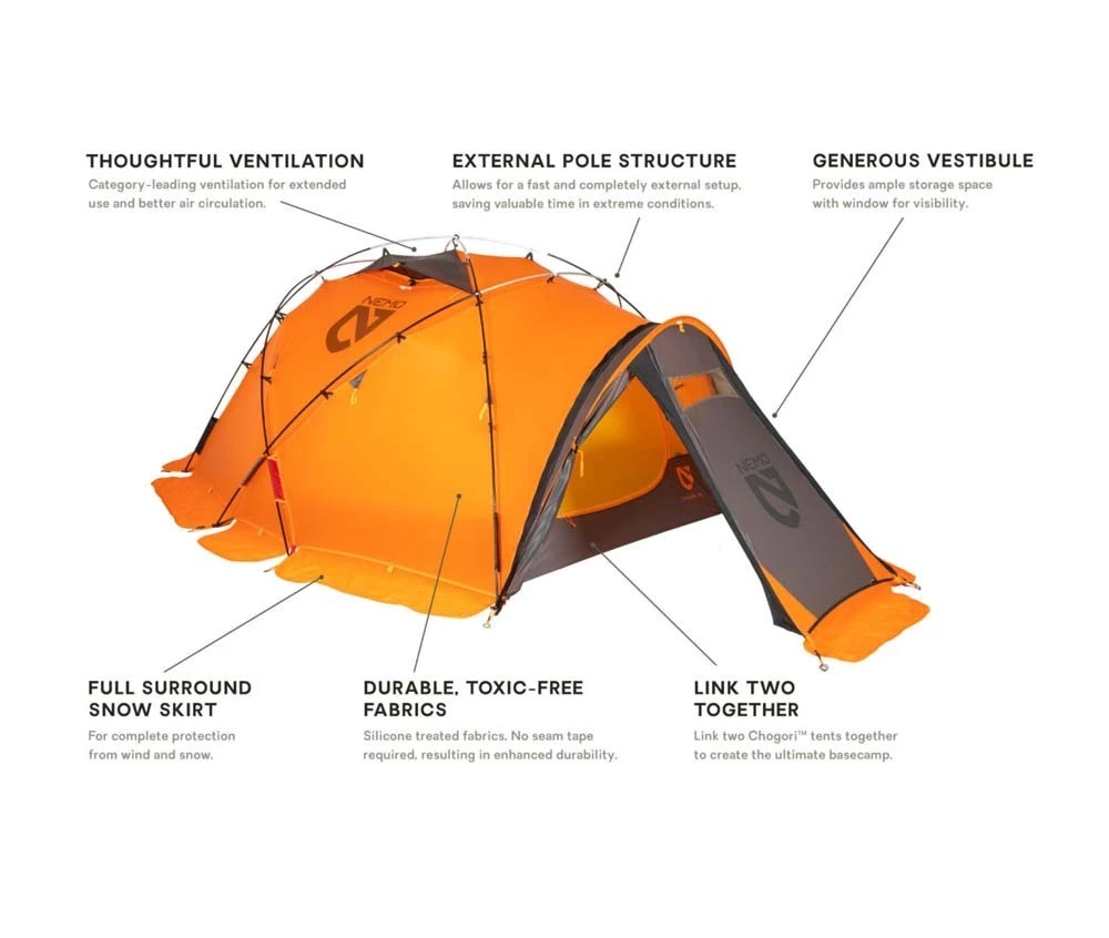 Nemo Chogori 4 Season 3 Person Mountaineering Tent 3 Nemo Chogori 4 Season 3 Person Mountaineering Tent - Image 3