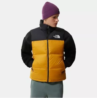 The North Face 1996 Retro Nuptse Mens Insulated Vest Arrowwood Yellow 10 The North Face 1996 Retro Nuptse Mens Insulated Vest Arrowwood Yellow - Image 10