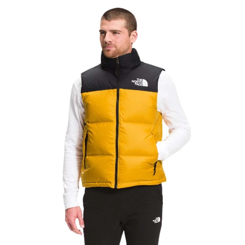 The North Face 1996 Retro Nuptse Mens Insulated Vest Arrowwood Yellow 1 The North Face 1996 Retro Nuptse Mens Insulated Vest Arrowwood Yellow