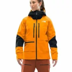 Alternative view of The North Face Summit L5 Futurelight Womens Waterproof Alpine Jacket Knockout Orange/TNF Black