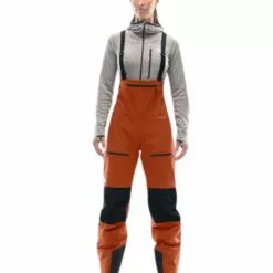 Alternative view of The North Face Summit L5 Futurelight Full Zip Bib Womens Alpine Overpants Picante Red/TNF Black