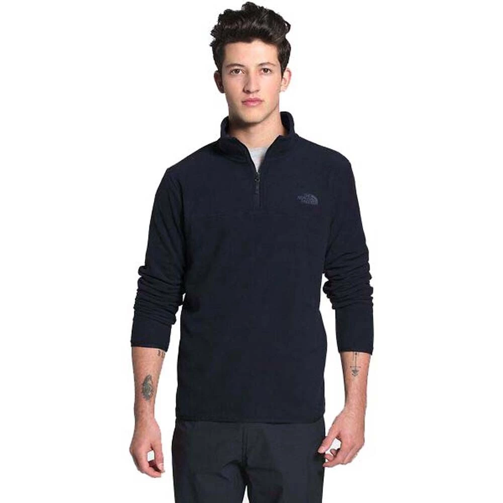 The North Face TKA Glacier 1/4 Zip Mens Pullover Fleece Jacket Mid Grey/Mid Grey 11 The North Face TKA Glacier 1/4 Zip Mens Pullover Fleece Jacket Mid Grey/Mid Grey - Image 11