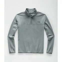 The North Face TKA Glacier 1/4 Zip Mens Pullover Fleece Jacket Mid Grey/Mid Grey 18 The North Face TKA Glacier 1/4 Zip Mens Pullover Fleece Jacket Mid Grey/Mid Grey -Wild Earth Shop NF0A48KRCTE W0L