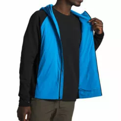The North Face Ventrix Active Trail Hybrid Mens Insulated Running Hoodie Clear Lake Blue/TNF Black 6 The North Face Ventrix Active Trail Hybrid Mens Insulated Running Hoodie Clear Lake Blue/TNF Black -Wild Earth Shop NF0A4AM5ME9 R0S 2