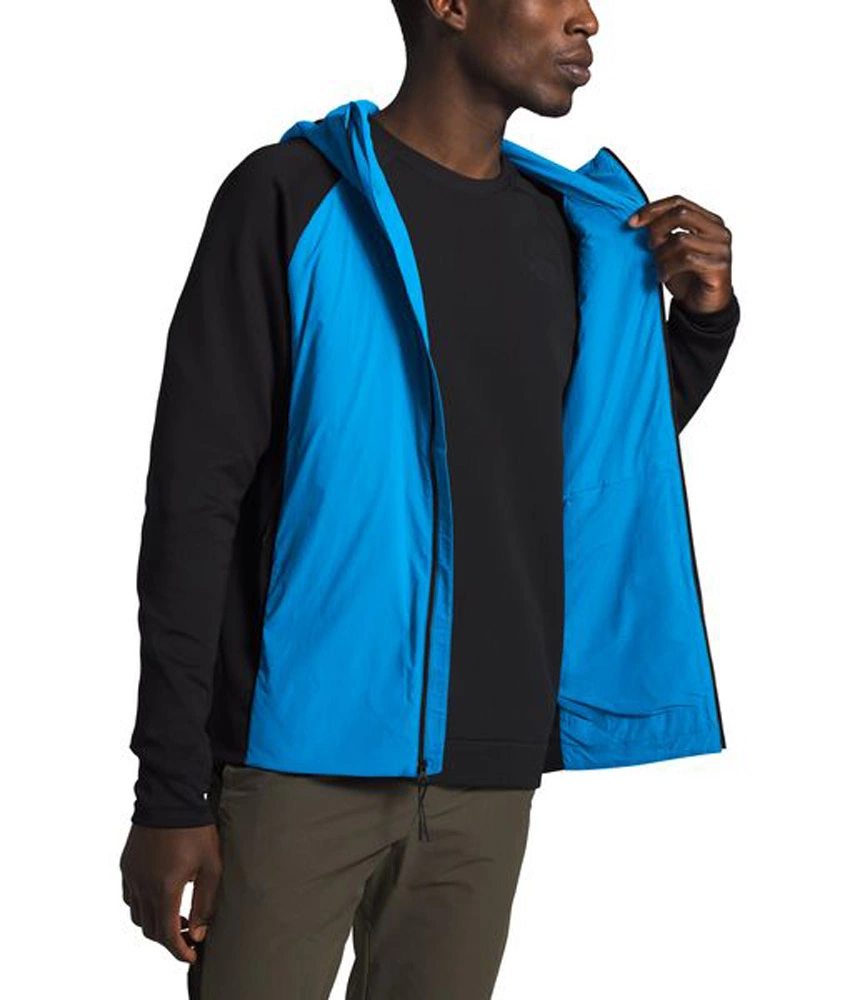 The North Face Ventrix Active Trail Hybrid Mens Insulated Running Hoodie Clear Lake Blue/TNF Black 3 The North Face Ventrix Active Trail Hybrid Mens Insulated Running Hoodie Clear Lake Blue/TNF Black - Image 3