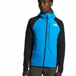 The North Face Ventrix Active Trail Hybrid Mens Insulated Running Hoodie Clear Lake Blue/TNF Black