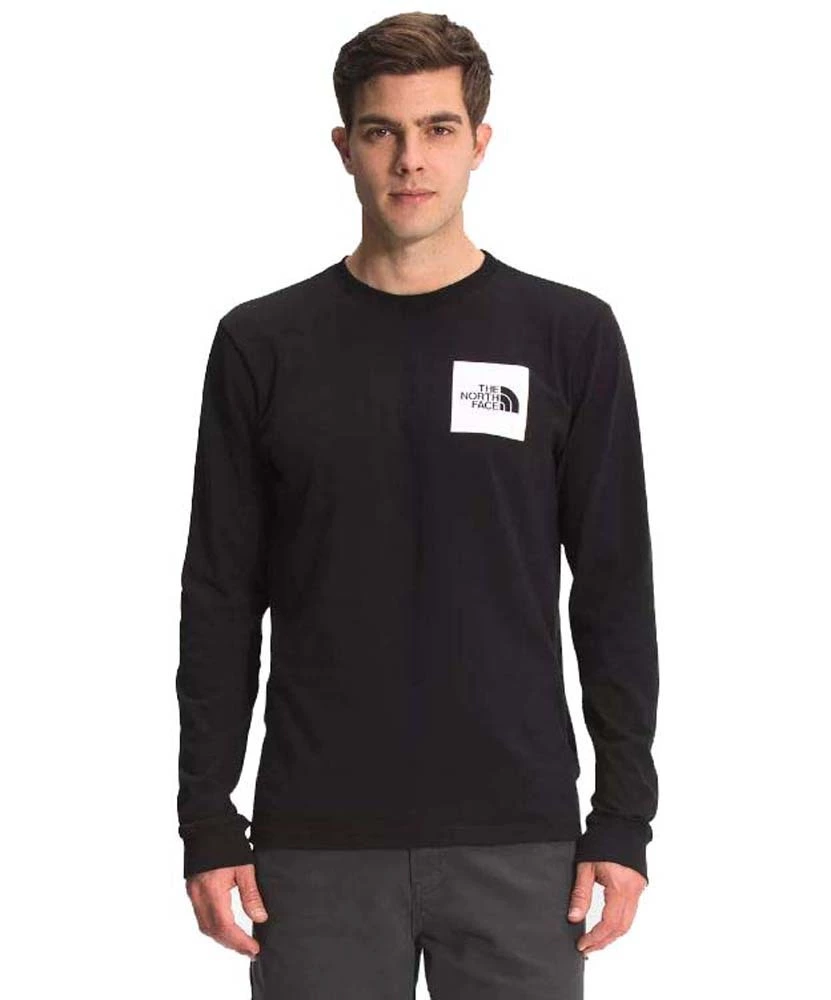 The North Face Fine L/S Mens Tee TNF White 1 The North Face Fine L/S Mens Tee TNF White