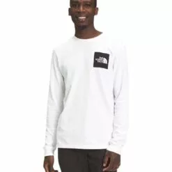 Alternative view of The North Face Fine L/S Mens Tee TNF White