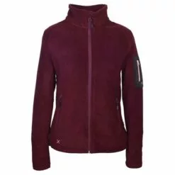 XTM Wildcat DWR Womens Fleece Jacket Shiraz 10 XTM Wildcat DWR Womens Fleece Jacket Shiraz -Wild Earth Shop NL020 BLK 08 1