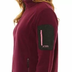 XTM Wildcat DWR Womens Fleece Jacket Shiraz 13 XTM Wildcat DWR Womens Fleece Jacket Shiraz -Wild Earth Shop NL020 BLK 08 4