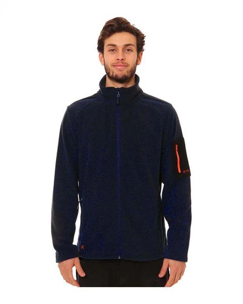 XTM Wildcat DWR Mens Fleece Jacket Navy 4 XTM Wildcat DWR Mens Fleece Jacket Navy - Image 4