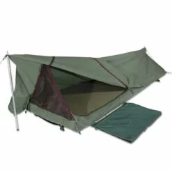 Sahara Swags Sahara Rover Deluxe King Single Traditional Canvas Swag & Bag
