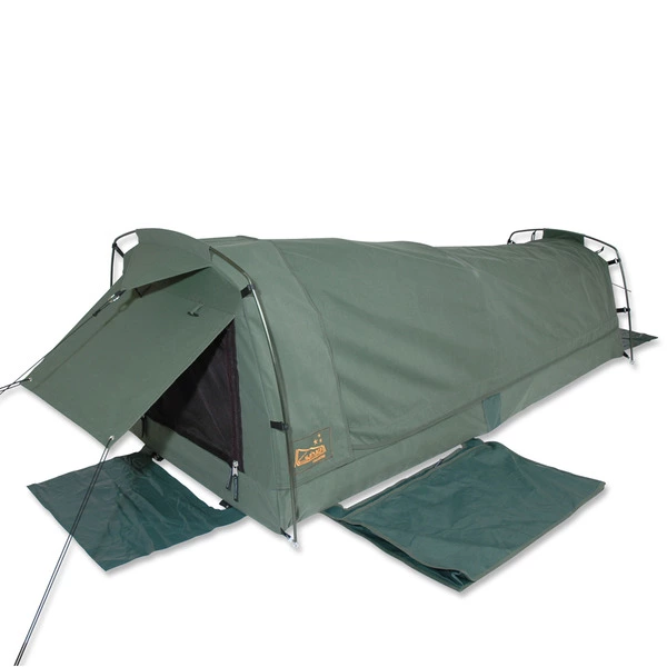 Sahara Swags Sahara Vagabond Deluxe Double Dome Canvas Swag & Bag 2 Sahara Swags Sahara Vagabond Deluxe Double Dome Canvas Swag & Bag - Image 2
