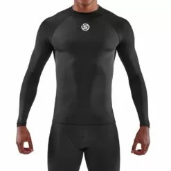 Skins Series-1 Compression Long sleeve Mens Top Black