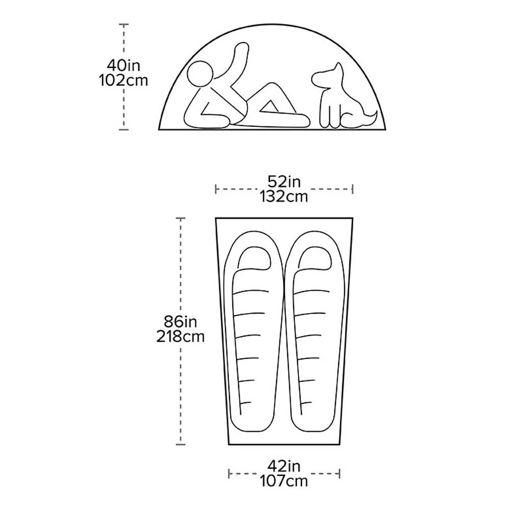 Big Agnes Shield 2 2-Person 4-Season Lightweight Mountaineering Tent 6 Big Agnes Shield 2 2-Person 4-Season Lightweight Mountaineering Tent - Image 6