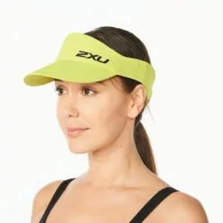2XU Run Visor Acid/Black