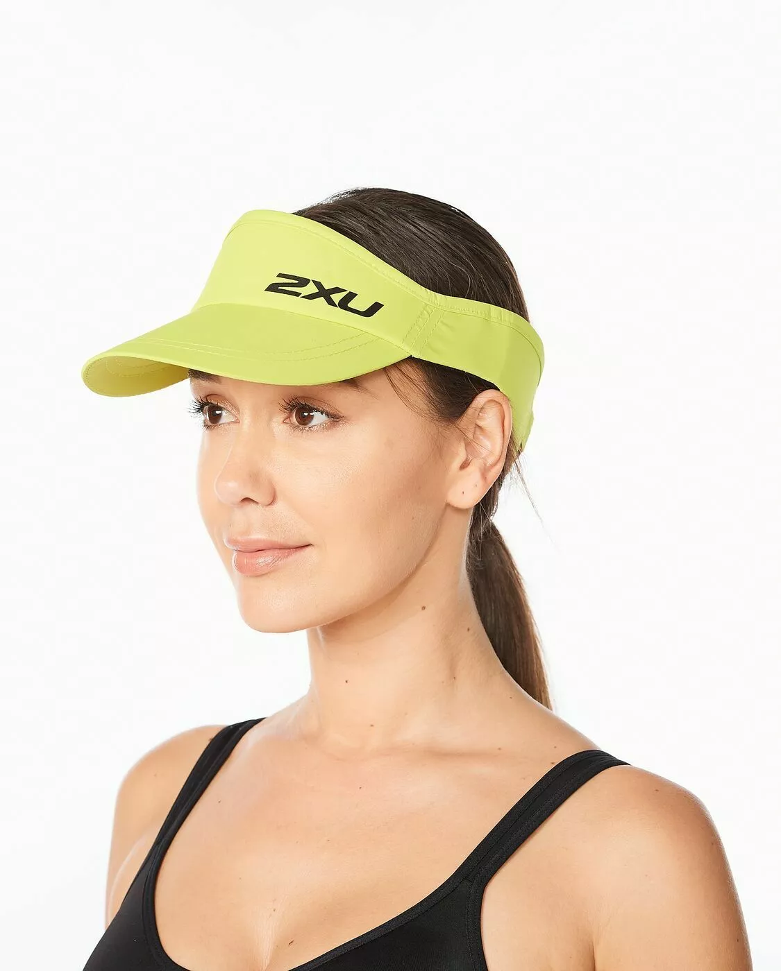 2XU Run Visor Acid/Black 1 2XU Run Visor Acid/Black