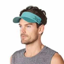 2XU Performance Visor India Ink/White 15 2XU Performance Visor India Ink/White -Wild Earth Shop UQ6165f SSG BLK OSFA