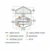Vango Nevis 200 2 Person Lightweight Hiking Tent