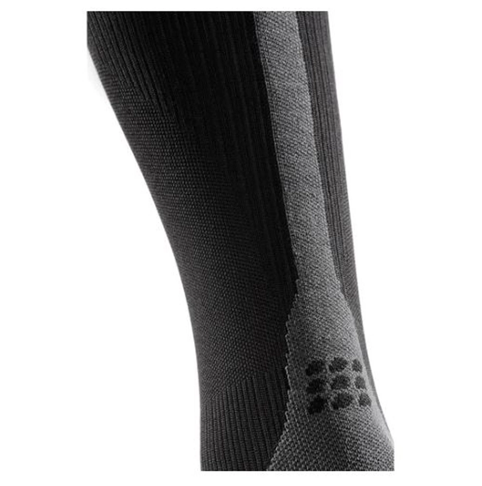 CEP Tall Compression Mens Running Socks 3.0 Lava/Grey 4 CEP Tall Compression Mens Running Socks 3.0 Lava/Grey - Image 4