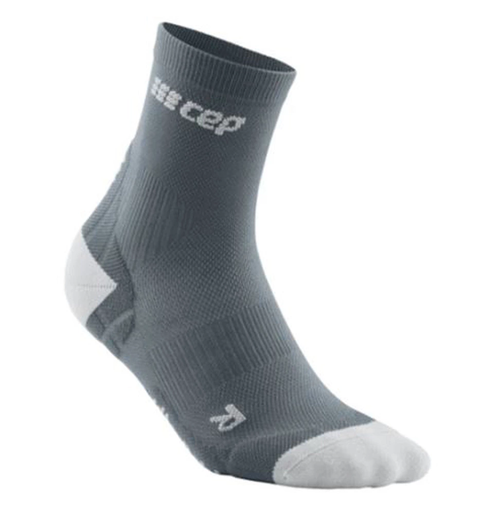 CEP Ultralight Short Compression Mens Running Socks Black/Light Grey 1 CEP Ultralight Short Compression Mens Running Socks Black/Light Grey