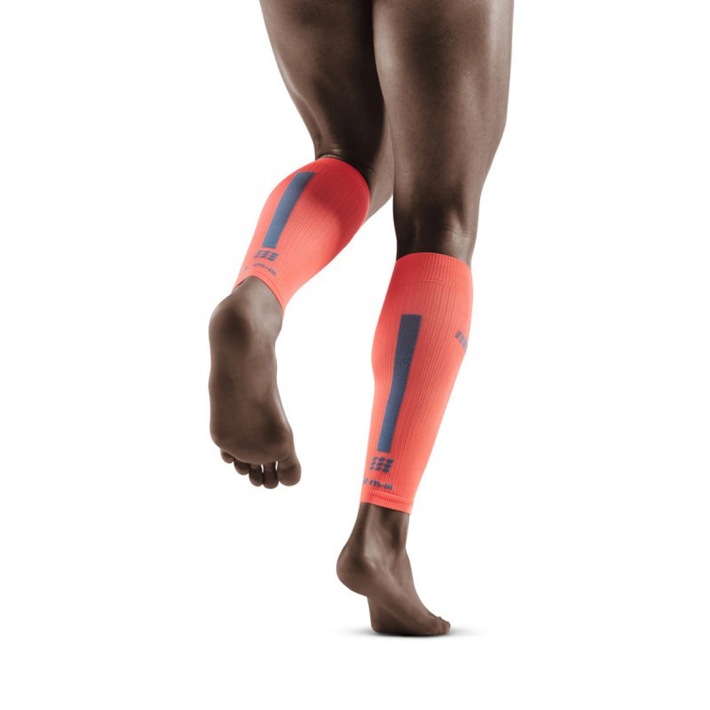 CEP Compression Mens Running Calf Sleeves 3.0 Lime/Light Grey 5 CEP Compression Mens Running Calf Sleeves 3.0 Lime/Light Grey - Image 5