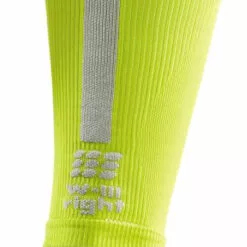 CEP Compression Mens Running Calf Sleeves 3.0 Lime/Light Grey 16 CEP Compression Mens Running Calf Sleeves 3.0 Lime/Light Grey -Wild Earth Shop WS50BX2 2