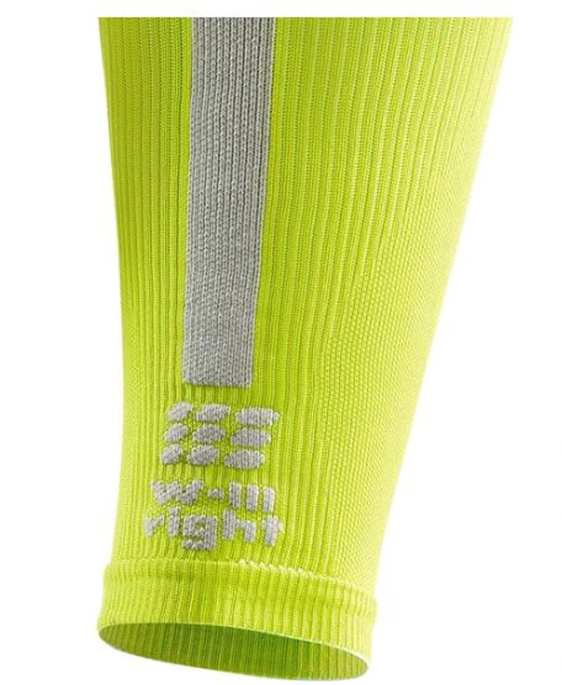 CEP Compression Mens Running Calf Sleeves 3.0 Lime/Light Grey 6 CEP Compression Mens Running Calf Sleeves 3.0 Lime/Light Grey - Image 6