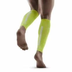 CEP Compression Mens Running Calf Sleeves 3.0 Lime/Light Grey 18 CEP Compression Mens Running Calf Sleeves 3.0 Lime/Light Grey -Wild Earth Shop WS50BX2 4
