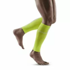 CEP Compression Mens Running Calf Sleeves 3.0 Lime/Light Grey 13 CEP Compression Mens Running Calf Sleeves 3.0 Lime/Light Grey -Wild Earth Shop WS50EX3