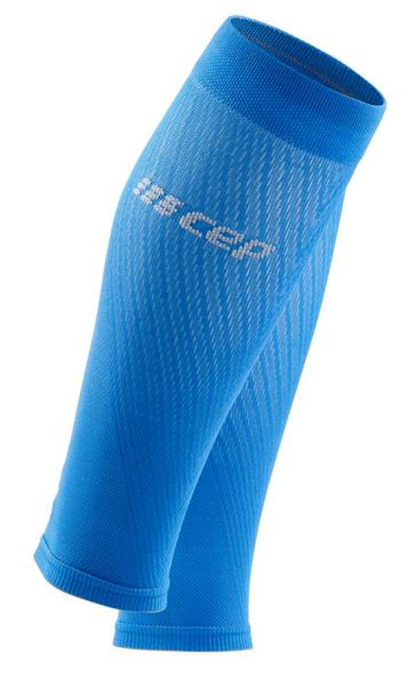 CEP Ultralight Compression Mens Running Calf Sleeves Electric Blue/Light Grey 1 CEP Ultralight Compression Mens Running Calf Sleeves Electric Blue/Light Grey