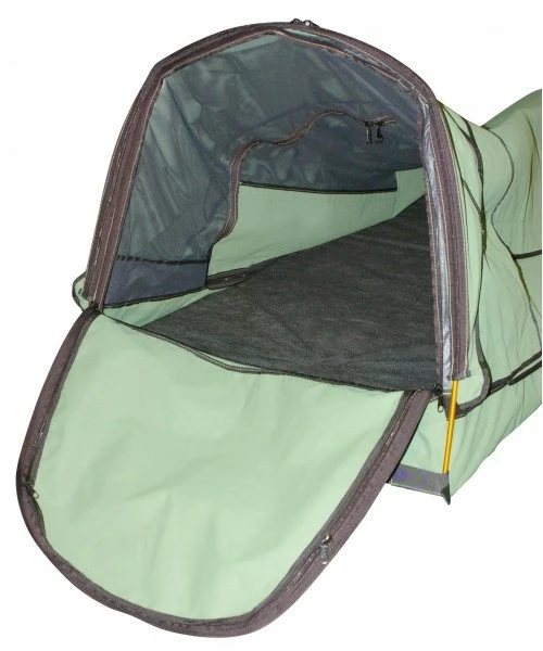AOS Swags and Bags AOS Tracker King Single Deluxe Dome Canvas Swag 3 AOS Swags and Bags AOS Tracker King Single Deluxe Dome Canvas Swag - Image 3
