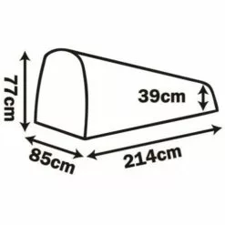 AOS Swags and Bags AOS Tracker King Single Deluxe Dome Canvas Swag 7 AOS Swags and Bags AOS Tracker King Single Deluxe Dome Canvas Swag -Wild Earth Shop s1TRKS75DLX 3